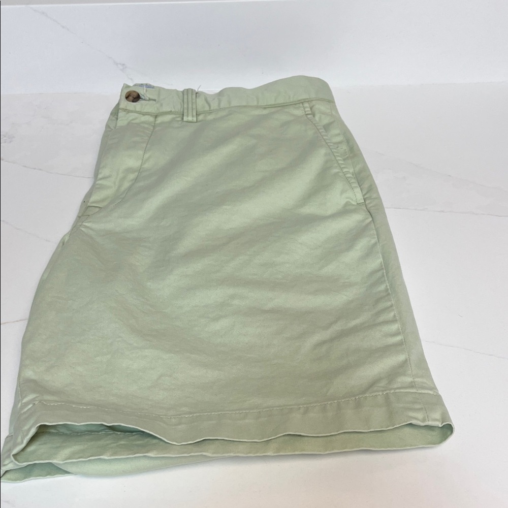 Polo by Ralph Lauren Light Green Flat Front Men Shorts Size 34